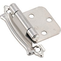 CABINET HINGE STERLING NICKEL