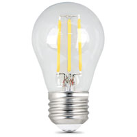 2pk 5W A15 5000K LED Clear