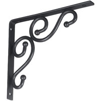 SHELF BRACKET TRAD/DECO 7X8IN