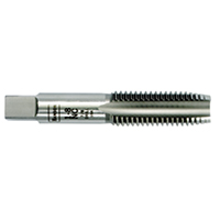 IRWIN 1465ZR Fractional Tap, 1-8 NC Thread, Plug Tap Thread, 4-Flute, HCS