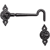 SPEAR GATE HOOK 6" STEEL BLK