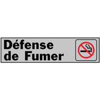 SIGN SMOKING DEFENSE/NO SMOKNG