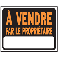 SIGN FOR SALE BY THE OWNER