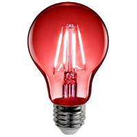 LED BULB A19 4.5W RED FILAM.