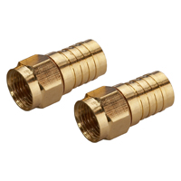 CONN COAX CRIMP WTHRPROOF RG6