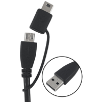 CABLE USB A-MICRO/MINI 3FT
