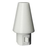 AmerTac Tipi Series NL-TIPI-F Night Light, 120 V, 0.3 W, LED Lamp, Warm