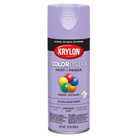 Krylon COLORmaxx K05521007 Spray Paint, Gloss, Gum Drop, 12 oz, Aerosol Can