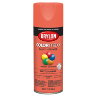 Krylon COLORmaxx K05553007 Spray Paint; Matte; Sunrise; 12 oz; Aerosol Can
