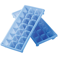 CAMCO 44100 Ice Cube Tray, Blue, 9 in L, 4 in W, 2 in H