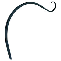 HOOK FORGED PLANT BLACK 9IN