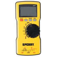 Sperry Instruments DM6800 Digital Multimeter, Battery, LCD Display, 1999