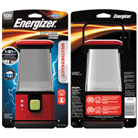 Energizer Weatheready WRESAL35 Lantern, LED Lamp, Black/Red