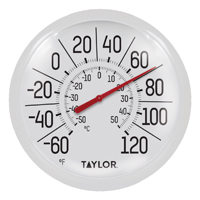 Taylor 5650 Thermometer, 8-1/2 in Display, -60 to 120 deg F, -50 to 50 deg