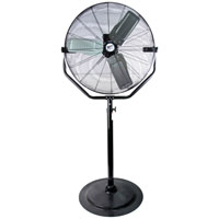 VEN-HVPF 30 PEDESTAL FAN BLK SAT