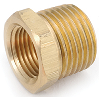 BKUSHING HEX BRASS 1/2MX1/8F