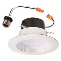 Halo LT4 Series LT460WH6930R Recessed Downlight, 8 W, 120 V, LED Lamp, Matte