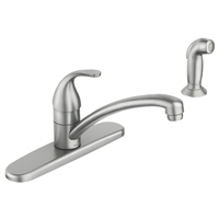 FAUCET KTN 1H SRS W/SIDE SPRAY