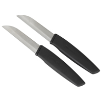 Goodcook 20333 Paring Knife, Stainless Steel Blade, TPR Handle, Black Handle
