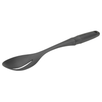 Goodcook Spoon, 14 in OAL, Nylon, Black
