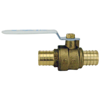 VALVE BALL PEX BRASS 1IN