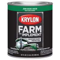 Krylon K02023000 Farm and Implement Paint, High-Gloss, John Deere Green, 1