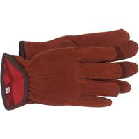 GLOVE SPLIT COWHIDE LINED LRG