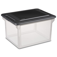 BOX FILE CLEAR 18.5X14X11IN