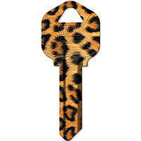 16010-KW1-01 KEYBLANK LEOPARD