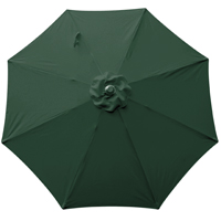 9" OCT MARKET UMBRELLA - EVERGRN