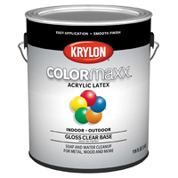 Valspar 65000 Series 65103 Premium Latex Latex Enamel Paint, Gloss, Clear, 1