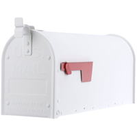 MAILBOX POST MT AL WHITE MED