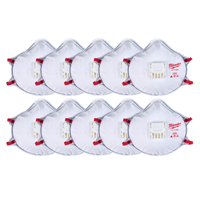 RESPIRATOR VLVD W/GASKET 10PK