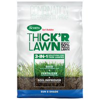 Scotts Turf Builder Thick'R Lawn 30158C Sun and Shade Mix Grass Seed, 40 lb