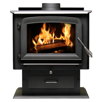 WOOD HEATER 112800BTU 2500 SQFT
