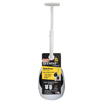 PLUNGER TOILET WHT/BLK 6X16IN