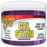 ECLECTIC UNICORN SPIT 5772009 Gel Stain and Glaze, Purple Hill Majesty, 6