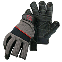 GLOVE CARPENTER 3 OPN FNGR MED