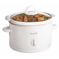 Crock-Pot 5025-WG-NP Slow Cooker, 2.5 qt Capacity, 110 V, 3200 W, Stoneware,