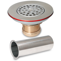 STRAINER SINK SS 1-1/2IN X 4IN