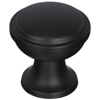 CABINET KNOB BLACK BRONZE