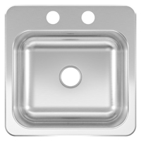 SINK BAR SINGLE BOWL 15X15X6IN