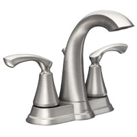 FAUCET LAV 2HDL SPOT-RESIS NKL