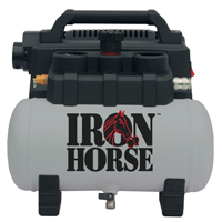 AIR COMPRESSOR 1HP 1GAL IRON HOR