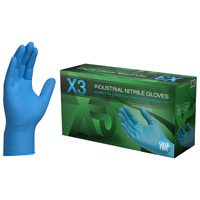 GLOVE NTR PWDRFREE BLU 3MILMED