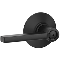 LEVER MATTE BLACK DOOR ZINC