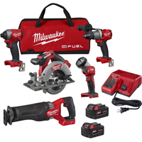 KIT COMBO 5-TOOL CORDLESS 18V