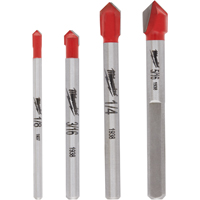 GLASS-TILE BIT SET CARBIDE 4PC