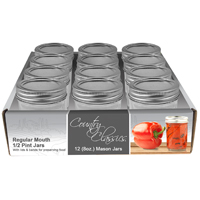 JAR CANNING REG MOUTH  8OZ