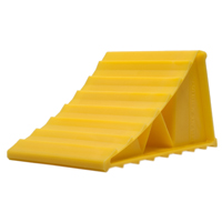 CHOCK WHEEL PLSTC YELLOW 26IN